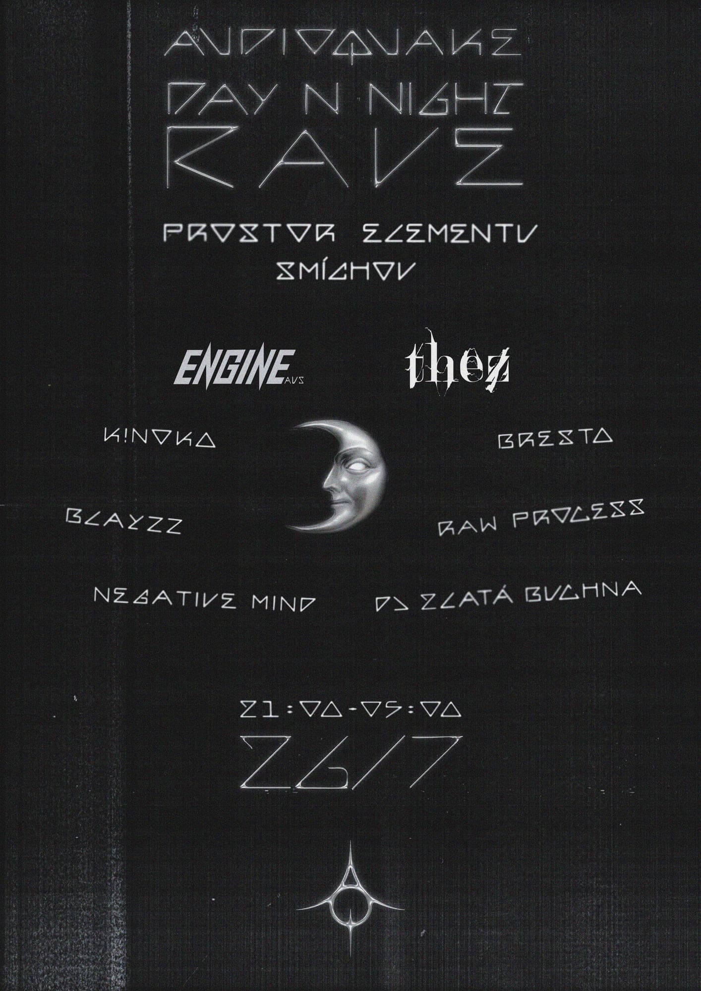 Noční varianta plakátu k Day n Night Rave